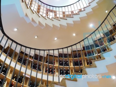 Interior View Of L'intendant Wine Shop In Bordeaux Stock Photo