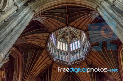 Interior View Of Part Of Ely Cathedral Stock Photo