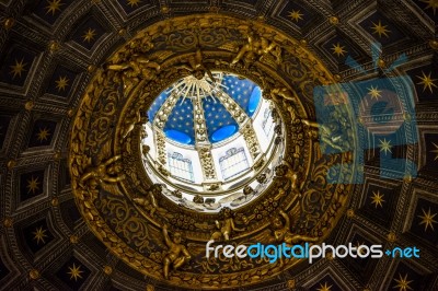 Interior View Of  Sienna Cathedral Stock Photo