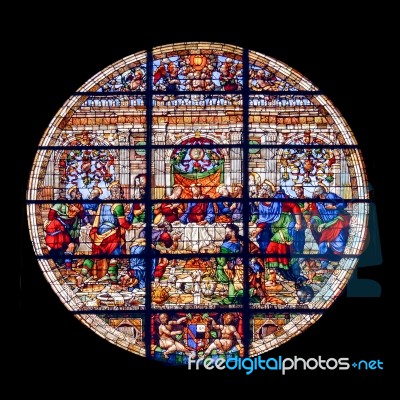 Interior View Of  Sienna Cathedral Stock Photo