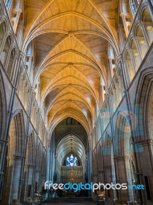 Interior View Of Southwark Cathedral Stock Photo