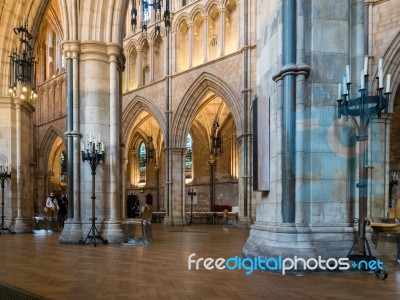 Interior View Of Southwark Cathedral Stock Photo