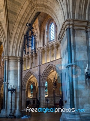 Interior View Of Southwark Cathedral Stock Photo