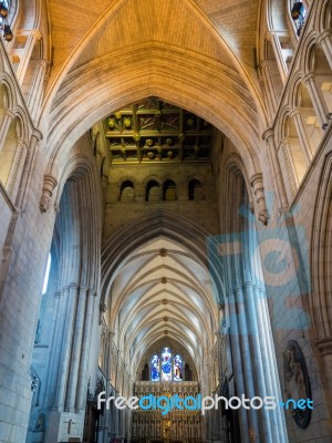 Interior View Of Southwark Cathedral Stock Photo