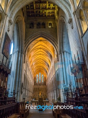 Interior View Of Southwark Cathedral Stock Photo