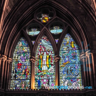 Interior View Of Southwark Cathedral Stock Photo