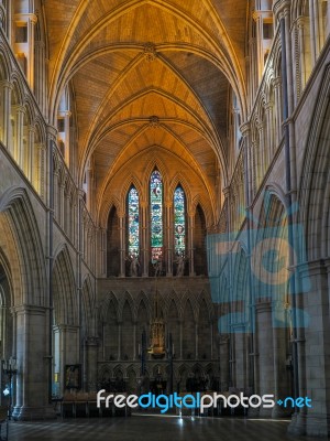 Interior View Of Southwark Cathedral Stock Photo