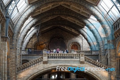 Interior View Of The British Museum Stock Photo