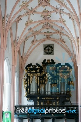 Interior View Of The Collegiate Church Of St Michael In Mondsee Stock Photo