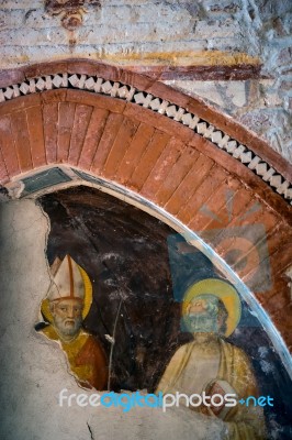 Interior View Of Verona Cathedral Stock Photo