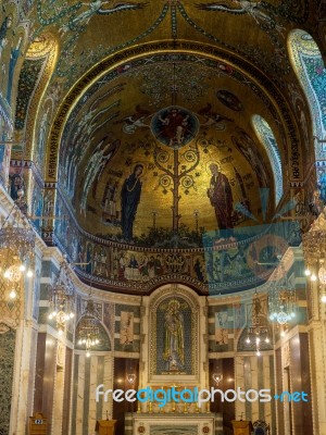 Interior View Of Westminster Cathedral Stock Photo