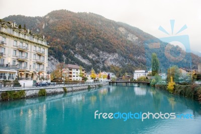 Interlaken  Switzerland Stock Photo