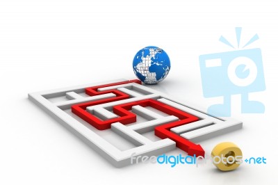 International Co-operation Concept Stock Image