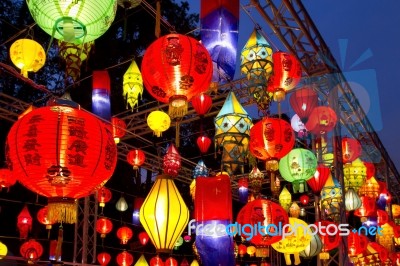 International Lanterns Stock Photo