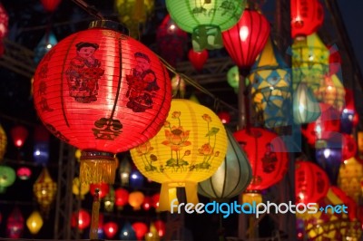 International Lanterns Stock Photo