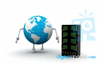 Internet And Global Communications Concept Stock Image