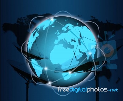 Internet Concept Of Global Business From Concepts Series Stock Image