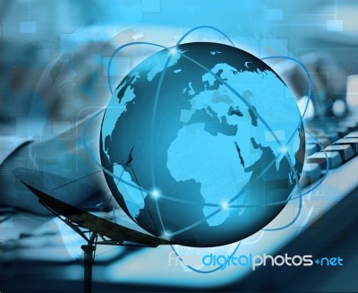 Internet Concept Of Global Business From Concepts Series Stock Image