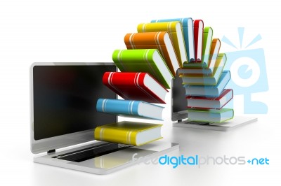 Internet Education Concept Stock Image