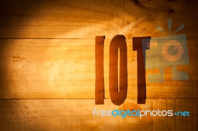 Internet Of Things Letters Stock Photo