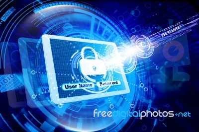 Internet Security Stock Image