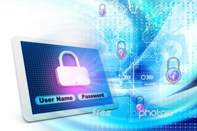 Internet Security Stock Image