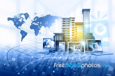 Internet Technology Stock Image