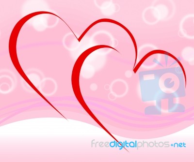 Intertwined Hearts Mean Dating Proposal And Engagement Stock Image