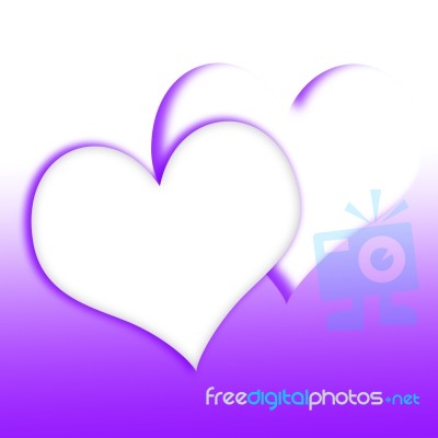 Intertwined Hearts Mean Proposal Engagement And Wedding Stock Image