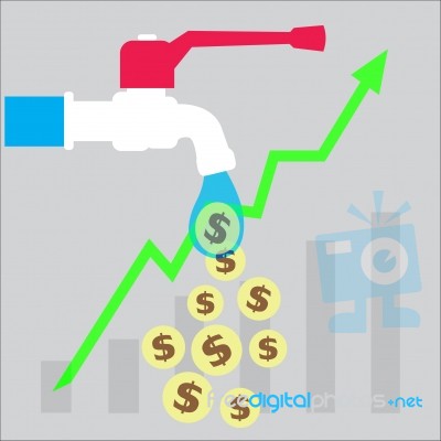 Investment, Money, Growth,  Icon Stock Image