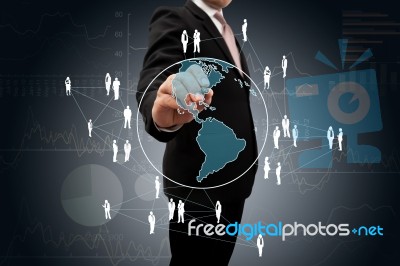 Investor Social Network Stock Photo