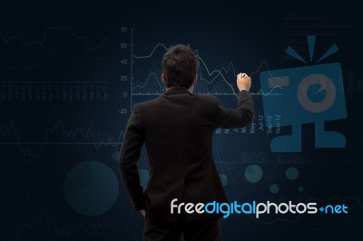 Investor With  Profits Stock Photo