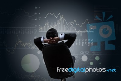 Investor With  Profits Stock Photo