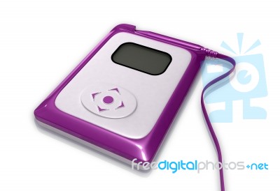 Iqholter Recorder Stock Image