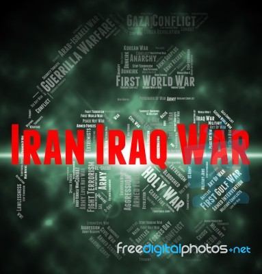 Iran Iraq War Shows Military Action And Battle Stock Image