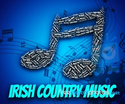 Irish Country Music Shows Sound Tracks And Acoustic Stock Image