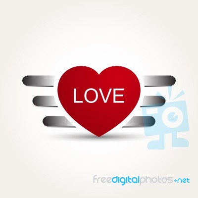  Iron Love Heart Stock Image