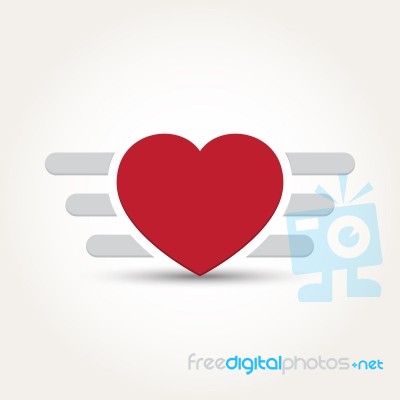  Iron Love Heart Stock Image