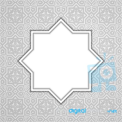 Islamic Ornament , Traditional Arabic Art, Islamic Geometr Stock Image