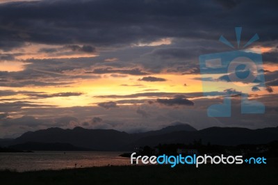 Isle Of Skye Sunrise Stock Photo