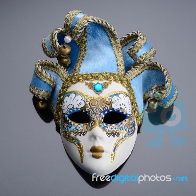 Isolated Fantasy Mask Stock Photo