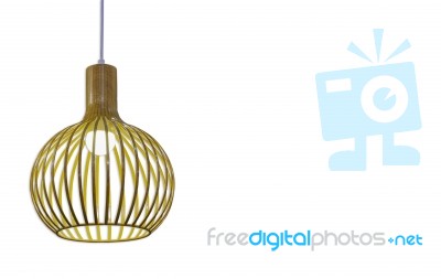 Isolated Round Light Bulbs Made Of Wood For Illumination On A White Background With Clipping Path Stock Photo