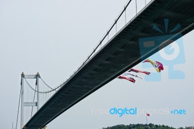 Istanbul, Turkey - May 24 : View Of The Bosphorus Bridge In Istanbul Turkey On May 24, 2018 Stock Photo