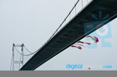 Istanbul, Turkey - May 24 : View Of The Bosphorus Bridge In Istanbul Turkey On May 24, 2018 Stock Photo