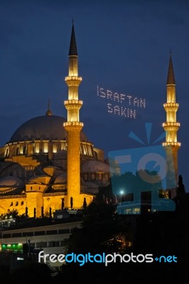 Istanbul, Turkey - May 28 : Exterior View Of The Suleymaniye Mosque In Istanbul Turkey On May 28, 2018 Stock Photo