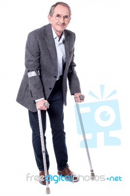 It Help's Me To Walk! Stock Photo