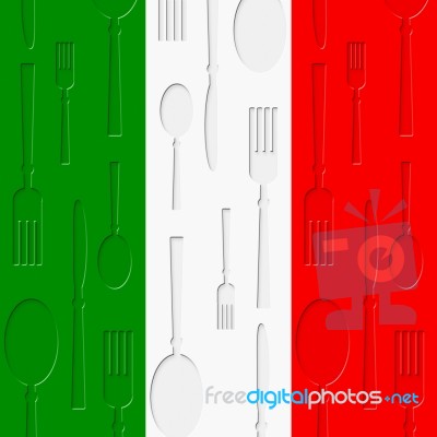 Italian Food Shows Euro Culinary And Cafe Stock Image