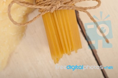 Italian Pasta Basic Food Ingredients Stock Photo