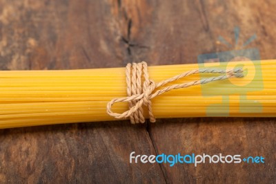 Italian Pasta Spaghetti Stock Photo