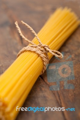 Italian Pasta Spaghetti Stock Photo